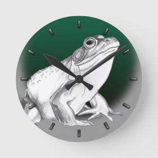 Rana Reloj de crujido de rana Relojes de pared y d