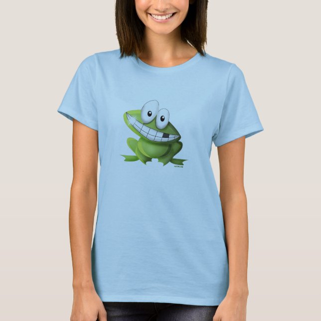 Rana sonriente de la camiseta (Anverso)