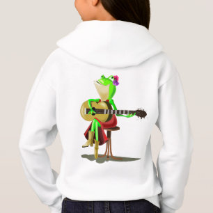 Rana tocando guitarra Diablos graciosos de niño