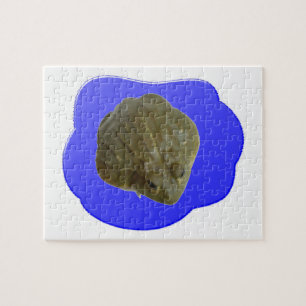 Rana toro en rompecabezas de estanques