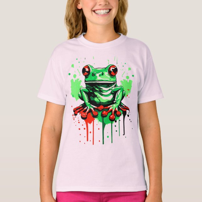 Rana tropical - Camiseta de Chicas de príncipe de  (Anverso)