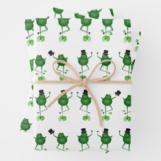 Ranas bailarinas Envolver hojas de papel