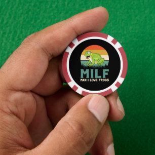 Ranas de amor Chips de póquer