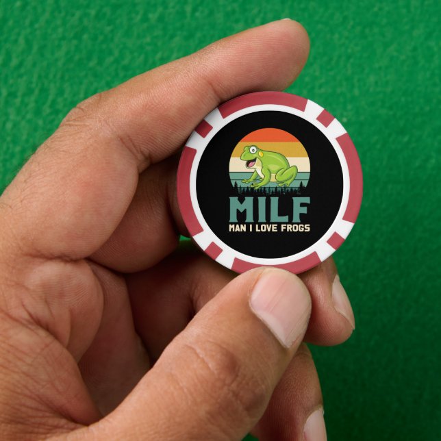 Ranas de amor Chips de póquer (Mano)