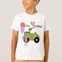 Ranas de bacalao camisetas de tercer cumpleaños y 