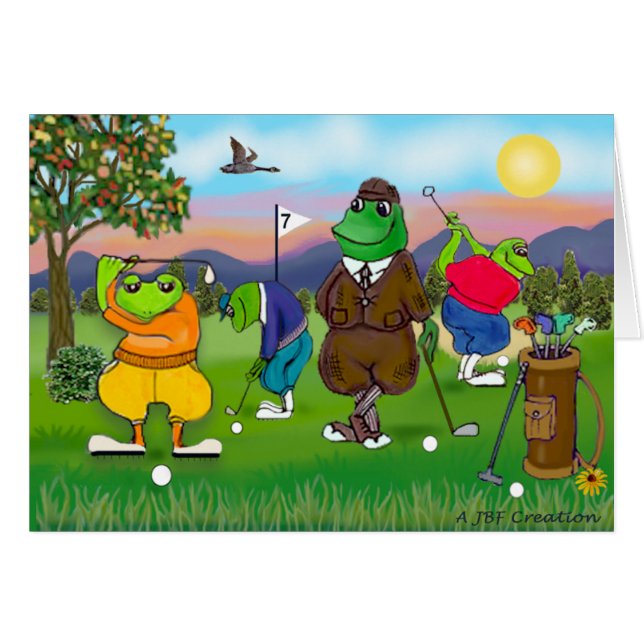 Ranas de golf - Torneo (Anverso (Horizontal))