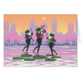 Ranas Fiestas cantantes bailarinas