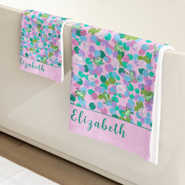 Ranas finas y finas rosadas y verdes Nombre person