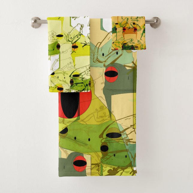 Ranas Funky Coloridas (In situ)