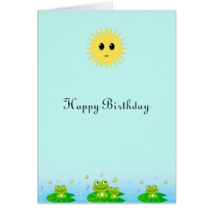 Ranas Lindas y Cumpleaños del Sol Feliz