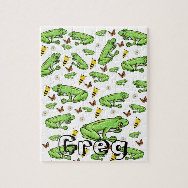 Ranas Mariposa Bumblebee Rompecabezas (Vertical)