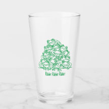 Ranas Resumen Arte de Línea Verde Personalizado