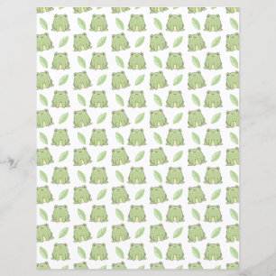 Ranas Y Hojas Scrapbook