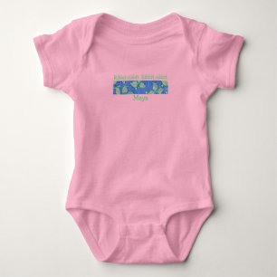 Ranas y Lily Pads Baby Cotton Jersey Bodysuit