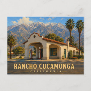 Rancho Cucamonga California Postal Vintage