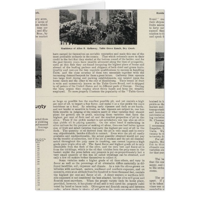 Rancho de Table Grove, California (Frente)