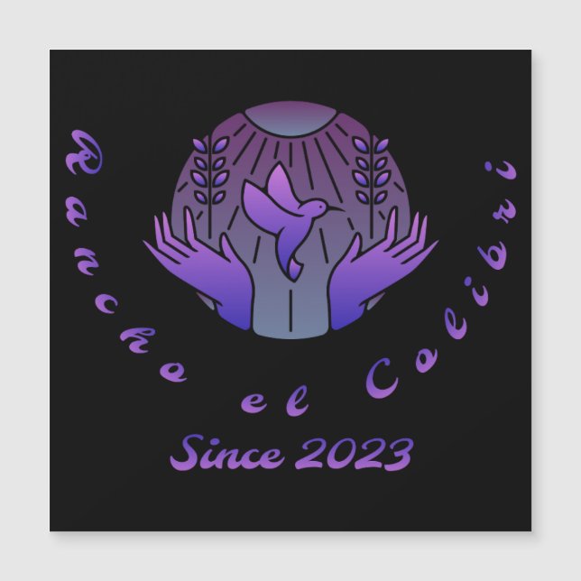 Rancho El Colibri Magnet (Anverso)
