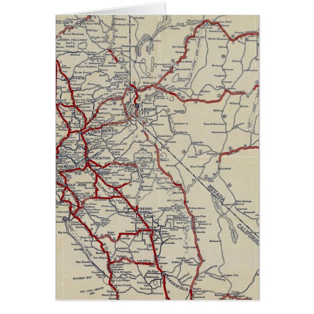 Rand McNally Mapa de Carretera Junior California y (Frente)