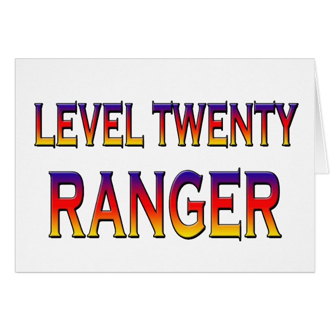 Ranger de nivel veinte (Anverso (Horizontal))
