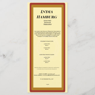 Ranura de programa plano de 4" x 9"