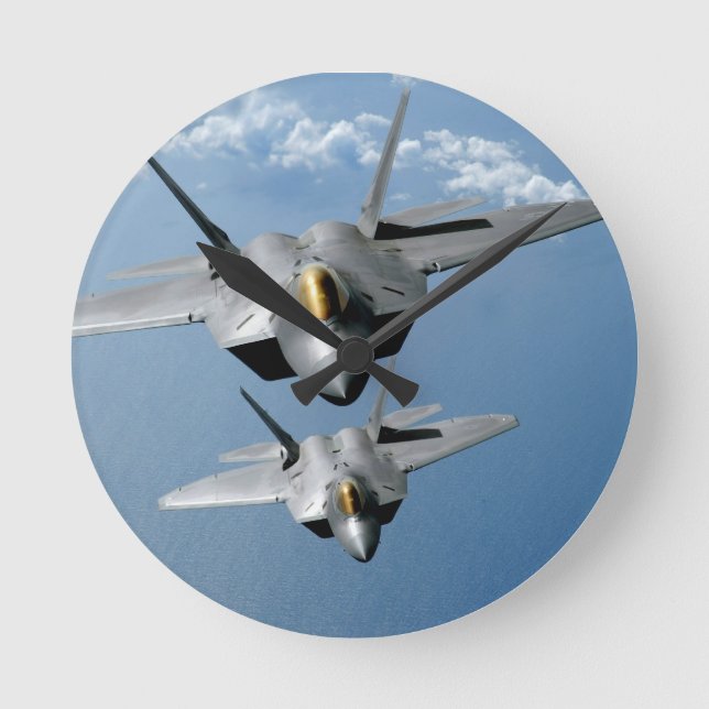 RAPAZ F-22 8" RELOJ DE PARED (Anverso)