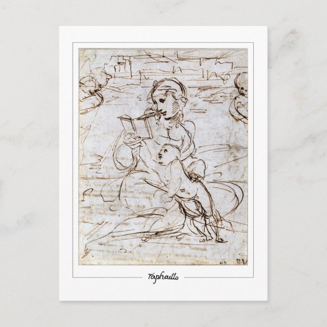 Raphael #100 - Tarjeta postal de arte fino (Anverso)