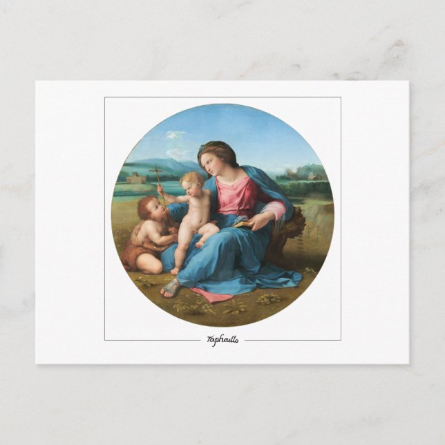 Raphael #10 - Tarjeta postal de arte fino (Anverso)