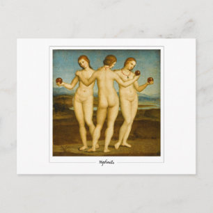 Raphael #4 - Tarjeta postal de arte fino