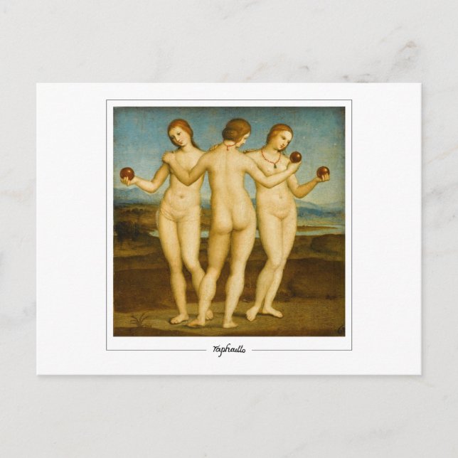 Raphael #4 - Tarjeta postal de arte fino (Anverso)