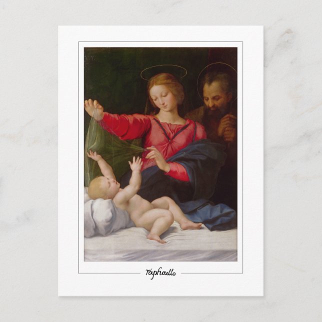 Raphael #6 - Tarjeta postal de arte fino (Anverso)