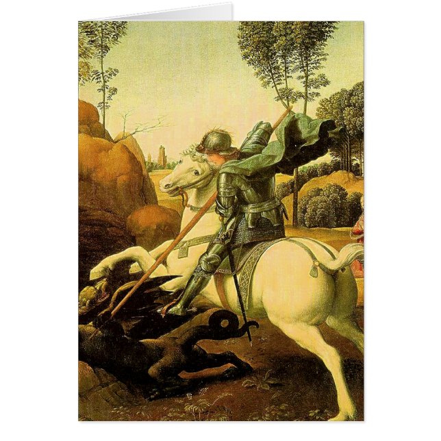 Raphael "San Jorge y el dragón" (circa 1505) (Frente)