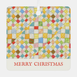 RÁPIDO Ornamento cuadrado Metalizado MOSAICO + Tex