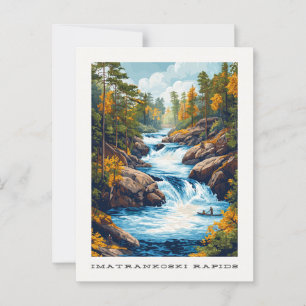 Rápidos de Imatrankoski Postal de Viaje Finlandia