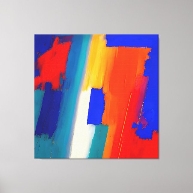 "Rapsodia de Frambuesa" Arte Abstracto (Anverso)