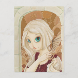 Rapunzel - Tarjeta postal de cuento de hadas de pu