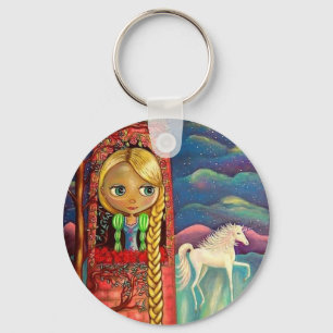 Rapunzel y el llavero del unicornio