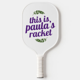 Raqueta de bolas de bolas de papel personalizada