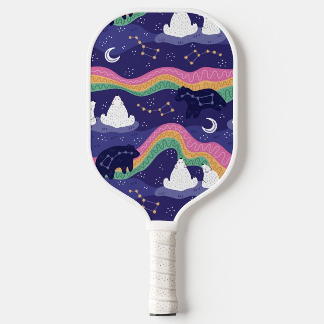 Raqueta de Pickleball Aurora Boreal (Anverso)