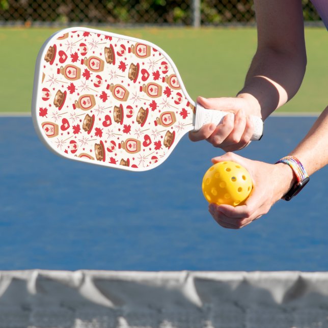 Raqueta de Pickleball para Fiesta del Día de Canad (in situ)