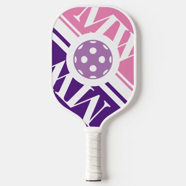 Raqueta de pickleball rosa personalizada para muje (Anverso)