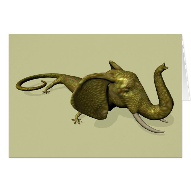 Raramente visto Geckophant (Anverso (Horizontal))