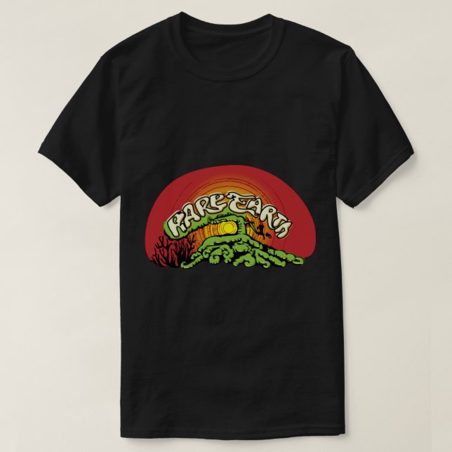 Rare Earth - Camiseta clásica de banda de rock (Diseño del anverso)