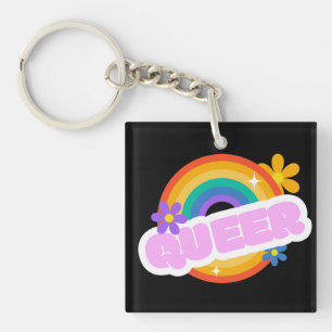Raro. Orgullo LGBT+. Llavero de tarjeta