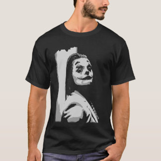 Raro payaso espeluznante sonriendo camiseta