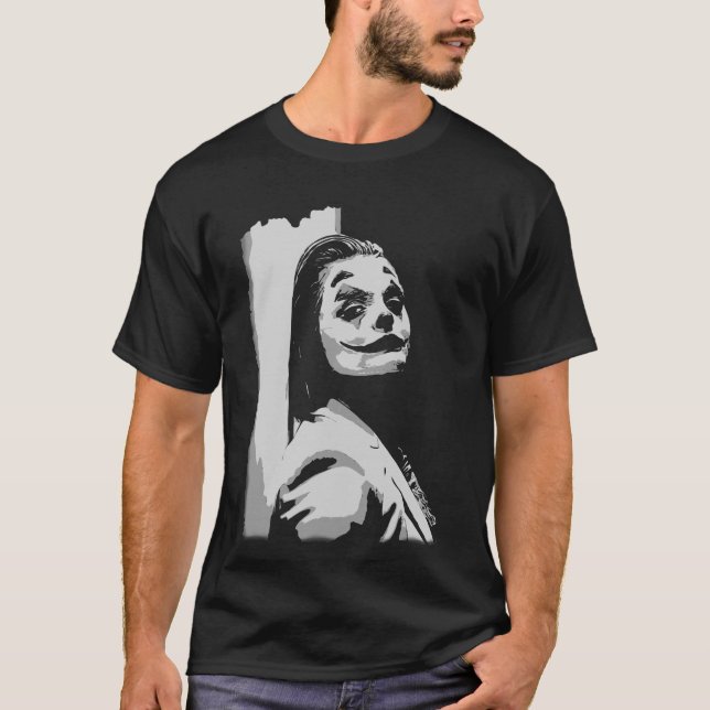 Raro payaso espeluznante sonriendo camiseta (Anverso)