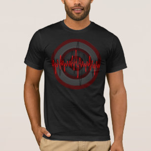 Raro Rojo oscuro Rústico Rojo Rojo Camiseta Rústic