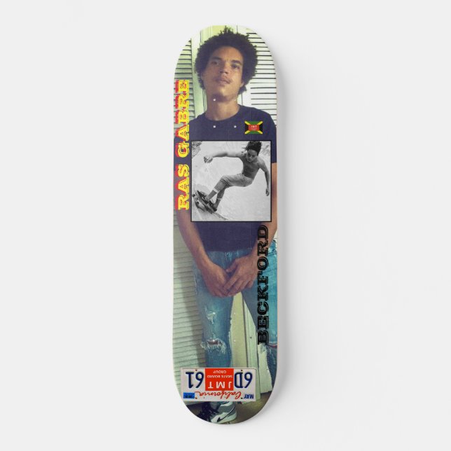RAS GABRE BECKFORD Patineta (Anverso)