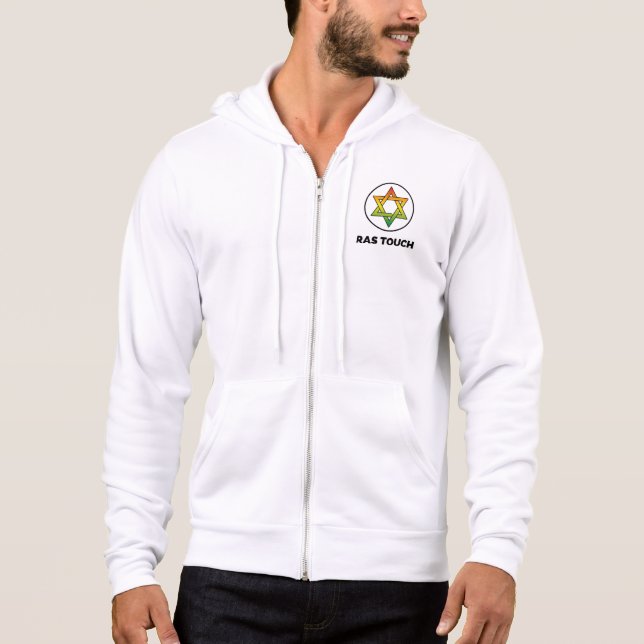 Ras Touch Star- Bella+Canvas Sudadera con Capucha  (Anverso)