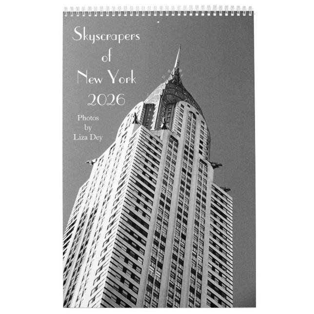 Rascacielos del Calendario de Nueva York 2026 (Tapa)