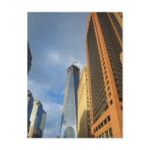 Rascacielos reflejos de Nueva York Tarjeta postal